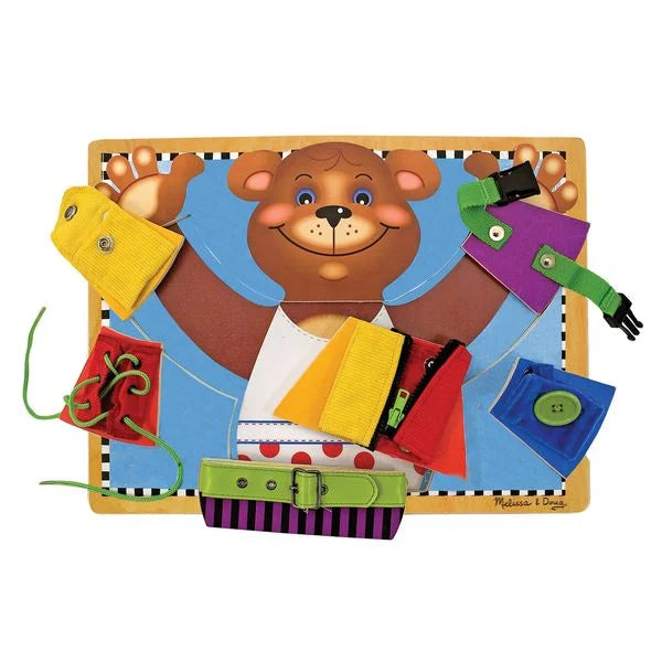 Melissa & Doug - Ich zieh mich an Tafel, Geschicklichkeitsspiel